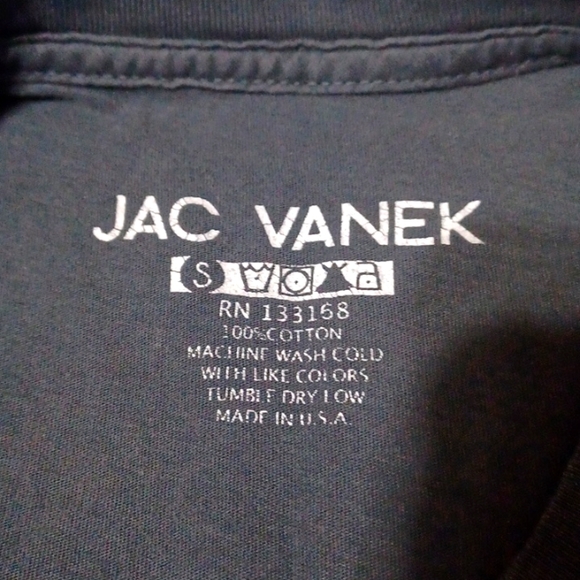 Jac Vanek Coffee and Flowers Relaxed Cotton Muscle Tee Top - Picture 5 of 6